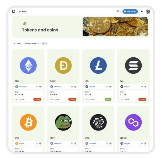 launchpad xyz tokens and coins